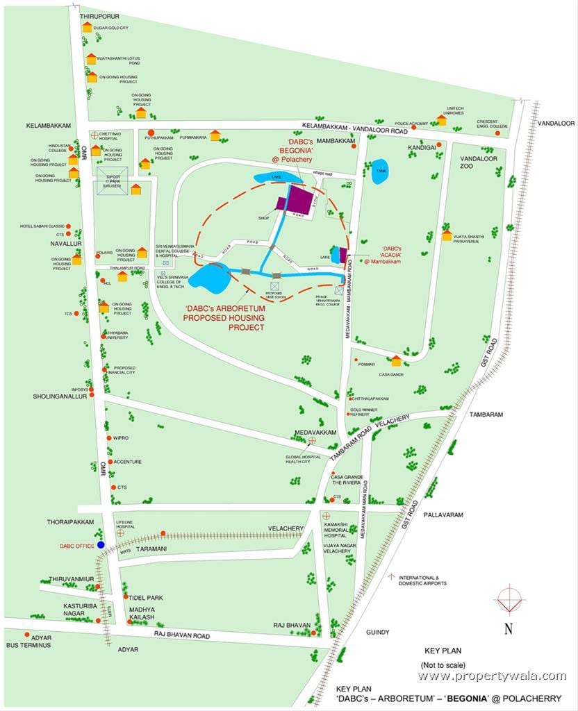 Chennai Velachery mappa