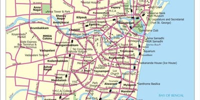 Chennai mappa