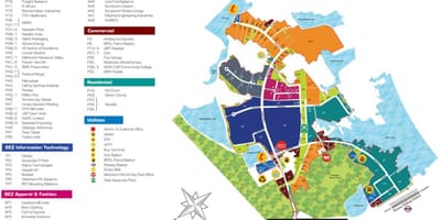 Mappa di Mahindra città di Chennai